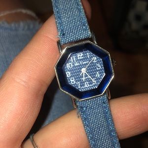 Da Vinci denim wristband watch